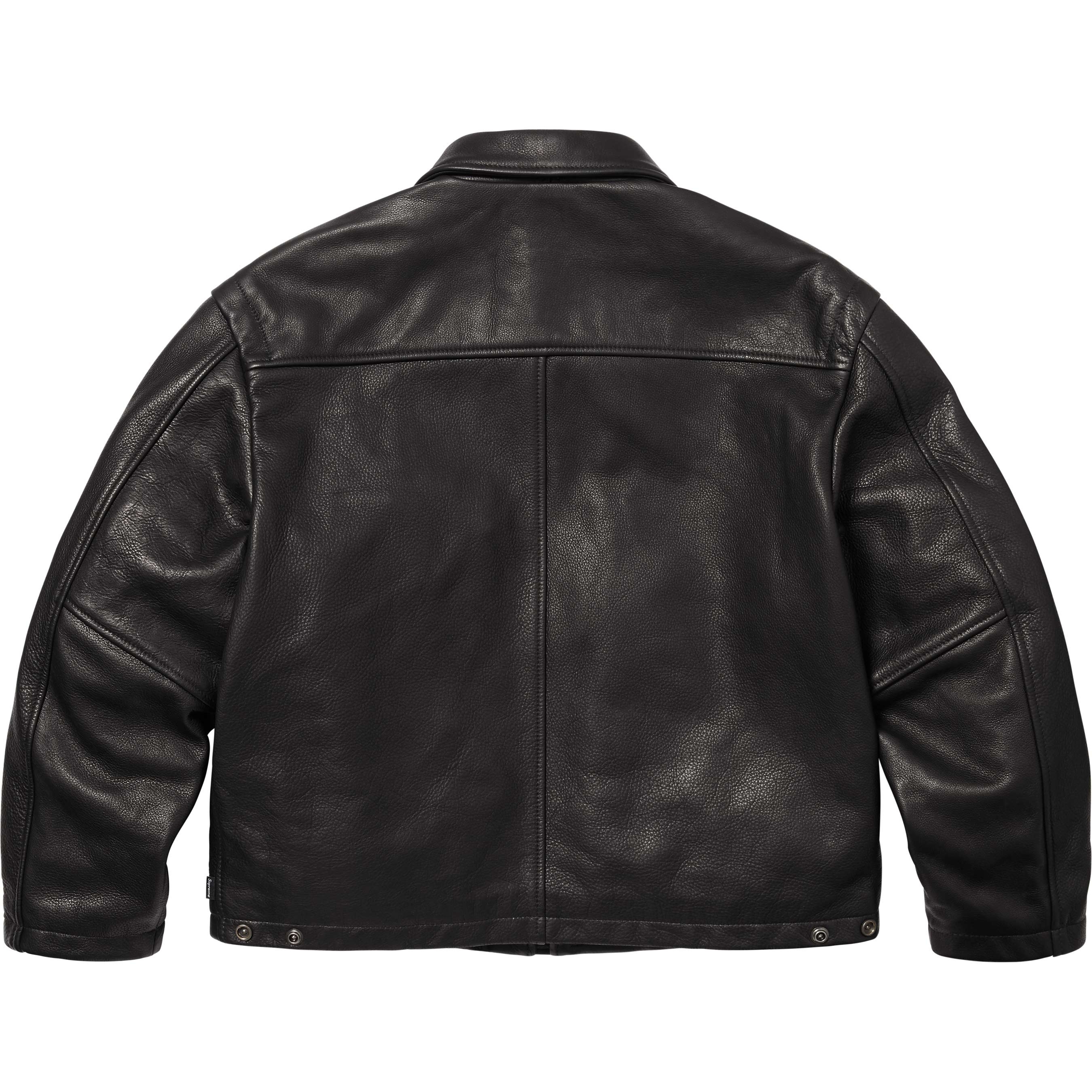 Supreme®/Schott® Leather Clip Jacket view 5